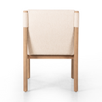 Kiano Dining Armchair, Charter Oatmeal Performance Fabric