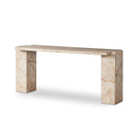 Romano Console Table, Desert Taupe Marble, 73"W x 21"D x 31"H