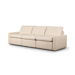 Tillery Power Recliner 3PC 111" Sectional, Antigio Natural Performance Fabric