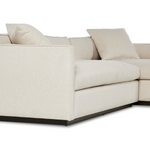 Sawyer 2PC Sectional Right Chaise, Antwerp Natural Performance Fabric, 115"W x 67.5"D