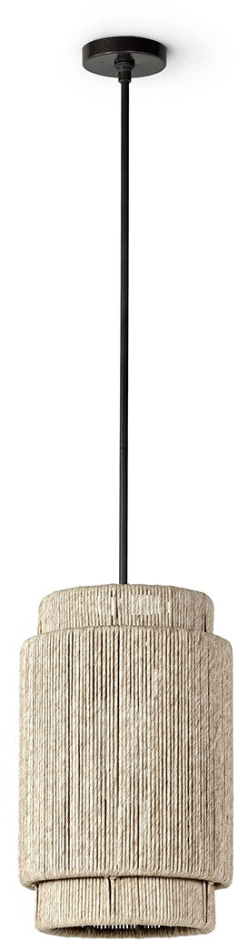 Everly Outdoor Pendant Small, 10"Dia, Natural