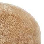 Balle Shearling Pillow Set of 2, Beige, 12"