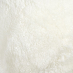 Balle Shearling Pillow Set of 2, White, 12"