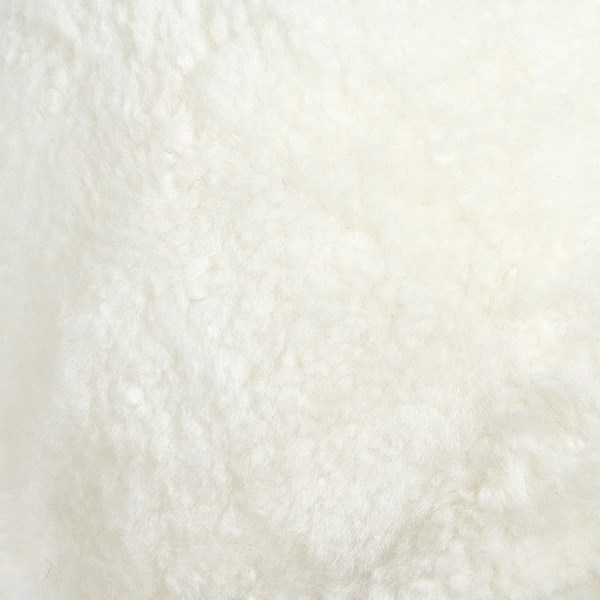Balle Shearling Pillow Set of 2, White, 12"
