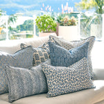 Catania Azure Linen Cushion 20" x 20"