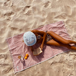 Beach Towel, Pink Stripe