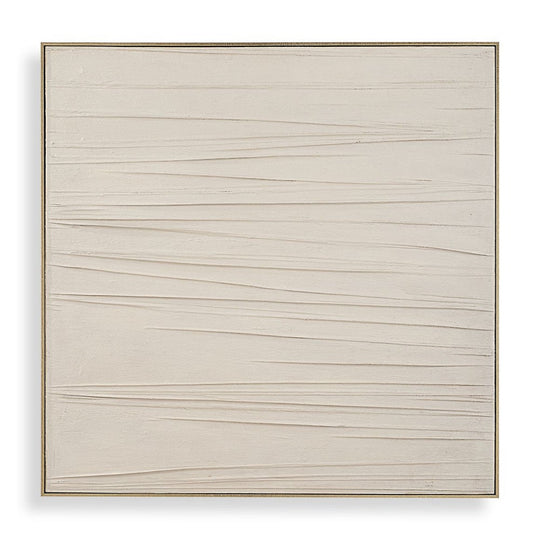 Walking The Line Hand Painted Canvas, 49" x 49"