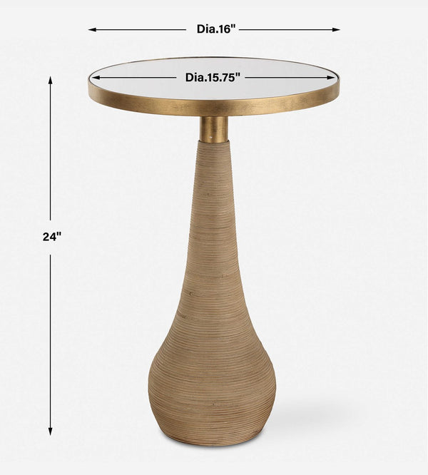 Terra Accent Table, 16"W x 26"D x 24"H