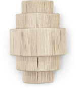 Everly 5 Tiered Sconce, Natural