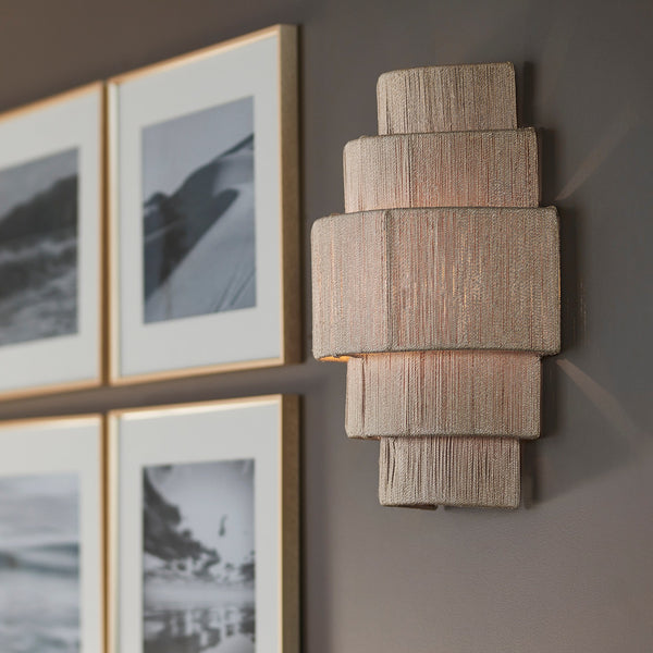 Everly 5 Tiered Sconce, Natural