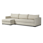 Wickham 2Pc Left Chaise Sleeper Sectional W/Storage, Alameda Snow, 125.5"W