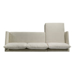 Wickham 2Pc Left Chaise Sleeper Sectional W/Storage, Alameda Snow, 125.5"W