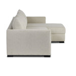 Wickham 2Pc Right Chaise Sleeper Sectional W/Storage, Alameda Snow, 125.5"W