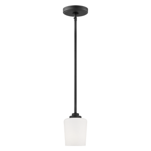 Windom One Light Mini-Pendant, Midnight Black