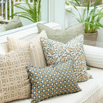 Casablanca Desert Linen Cushion,  12" x 18"