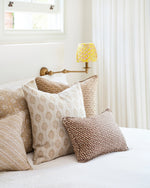 Bejmat Shell Linen Cushion, 12" x 18"