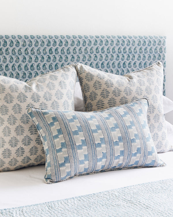 Chowk Tahoe Linen Cushion, 14" x 22"