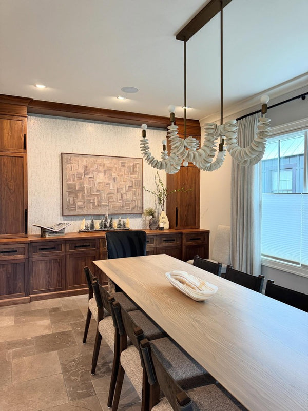 Kalama Linear Chandelier, 57"W x 35.5"D
