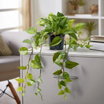 Ivy Hanging Faux Potted Plant With String Hanger