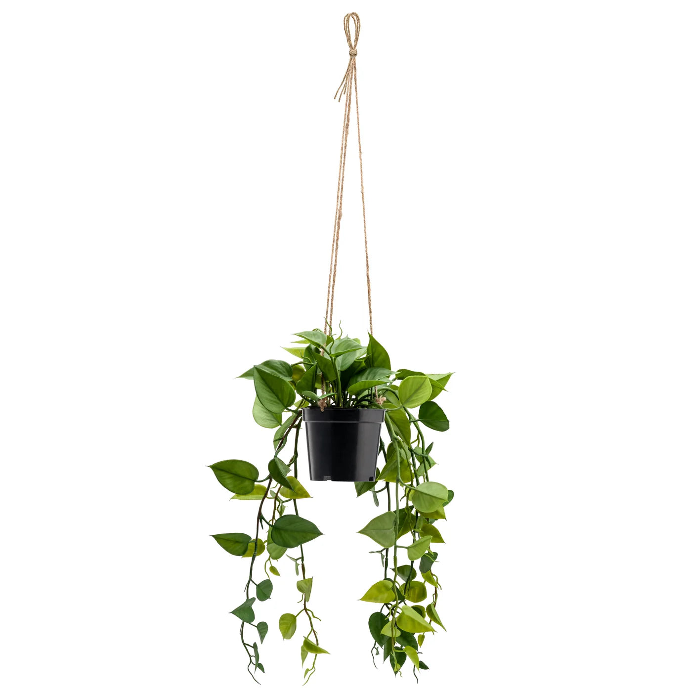 Ivy Hanging Faux Potted Plant With String Hanger