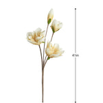Desert Four Bloom Magnolia 41" Stem, Yellow