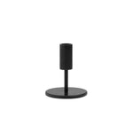 Lumen Matte Black Metal Taper Candle Holder