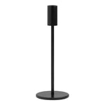 Lumen Matte Black Metal Taper Candle Holder