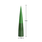 Prime Conical Two-Tone Candle, Green