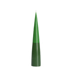 Prime Conical Two-Tone Candle, Green