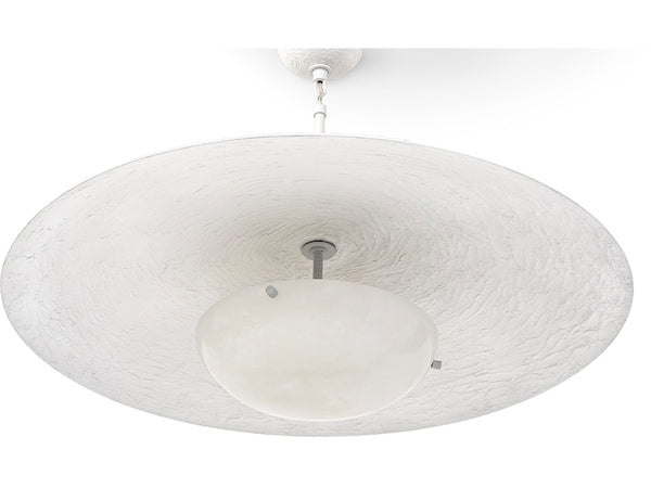 Capri Pendant, White, 36"Dia