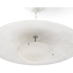 Capri Pendant, White, 36"Dia