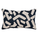 Fascination Lumbar Pillow - Indigo, 12" x 20"