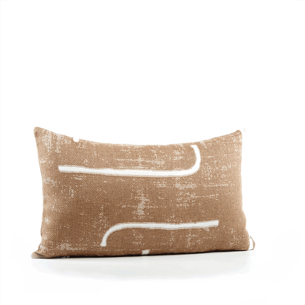 Instinct Lumbar Pillow - Caramel, 12" x 20"