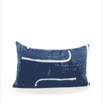 Instinct Lumbar Pillow - Denim, 12" x 20"