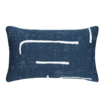 Instinct Lumbar Pillow - Denim, 12" x 20"