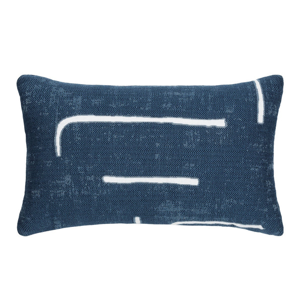 Instinct Lumbar Pillow - Denim, 12" x 20"