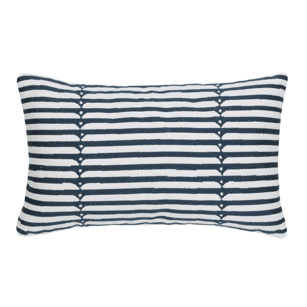 Sincerity Lumbar Pillow - Denim, 12" x 20"