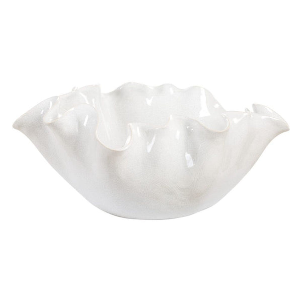 Ruffle Bloom Bowl, 16"W x 7"H x 14"D