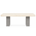 Shoreline Dining Table - Grey/White Agate, 80" W x 45" D