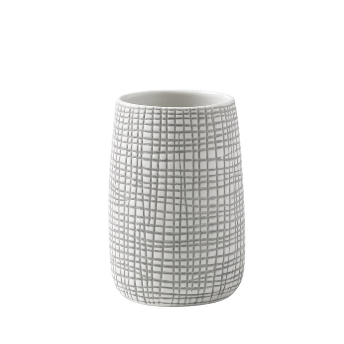 Raffia Tumbler, Porcelain / Unique