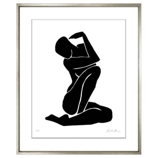 Black Figures II, 19" x 23"
