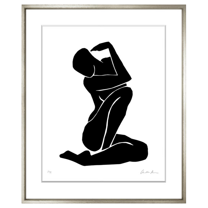 Black Figures II, 19" x 23"