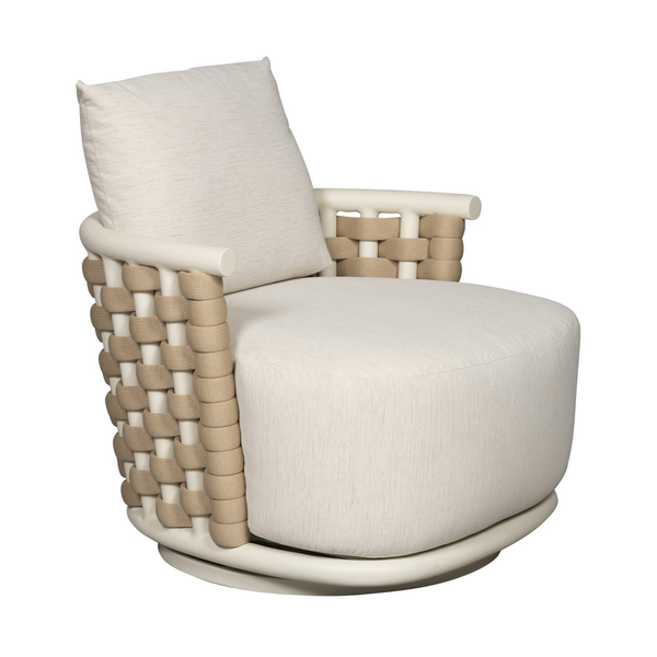 Taurus Outdoor Swivel Chair - Tennis Sand