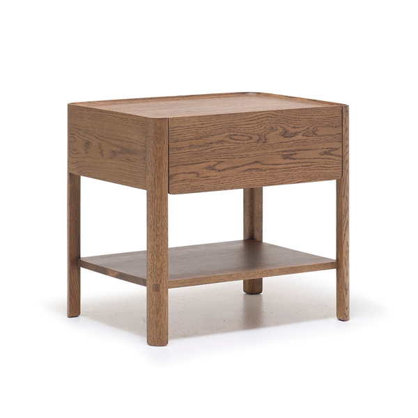 Tye Nightstand, Latte, 23.6"W × 17.7"D × 21.7"H