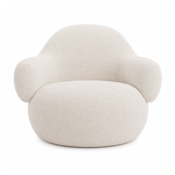 Toad Swivel Chair, Kushibiki Porcelain