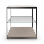 Quadrant Side Table, 22"W x 24"D x 24"H