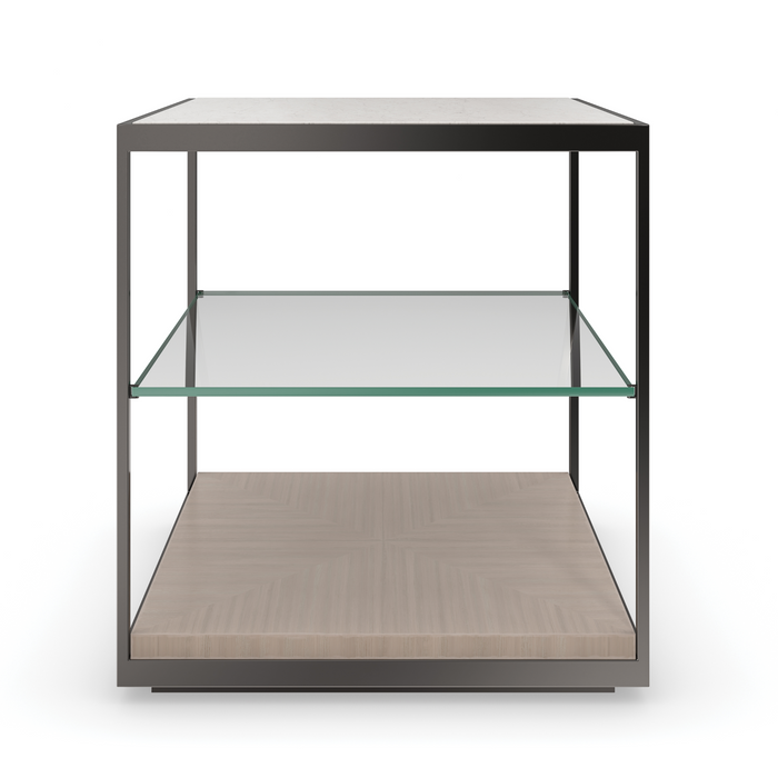 Quadrant Side Table, 22"W x 24"D x 24"H