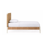 Hughes Twin Bed - Natural/White