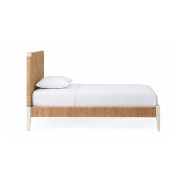 Hughes Twin Bed - Natural/White