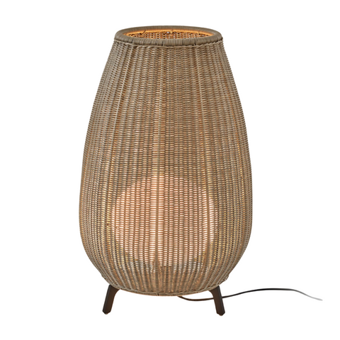 Amphora 30.5" Outdoor Lantern, Light Beige